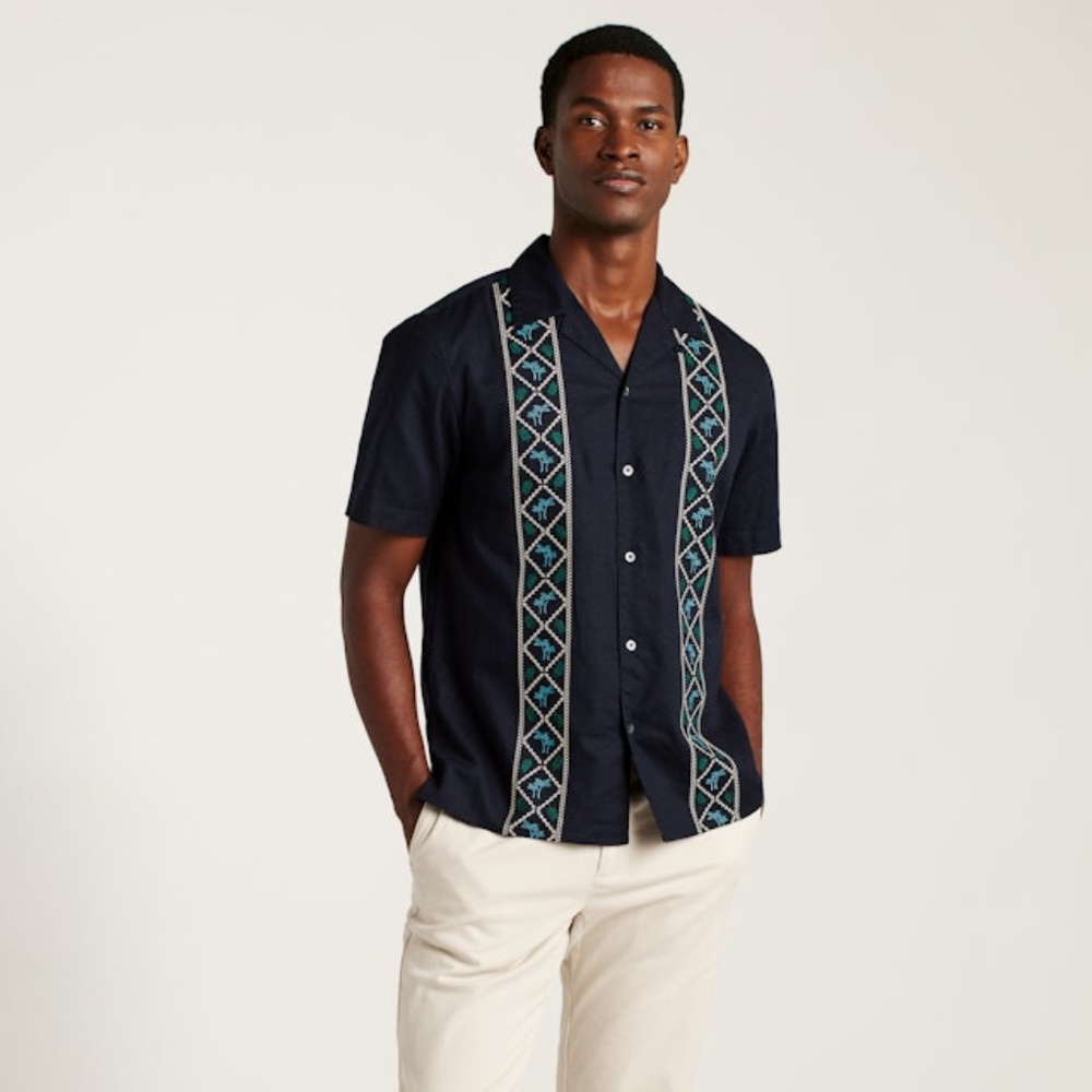 NWOT - Bonobos Men's Limited Edition Riviera Cabana Shirt - Size Large